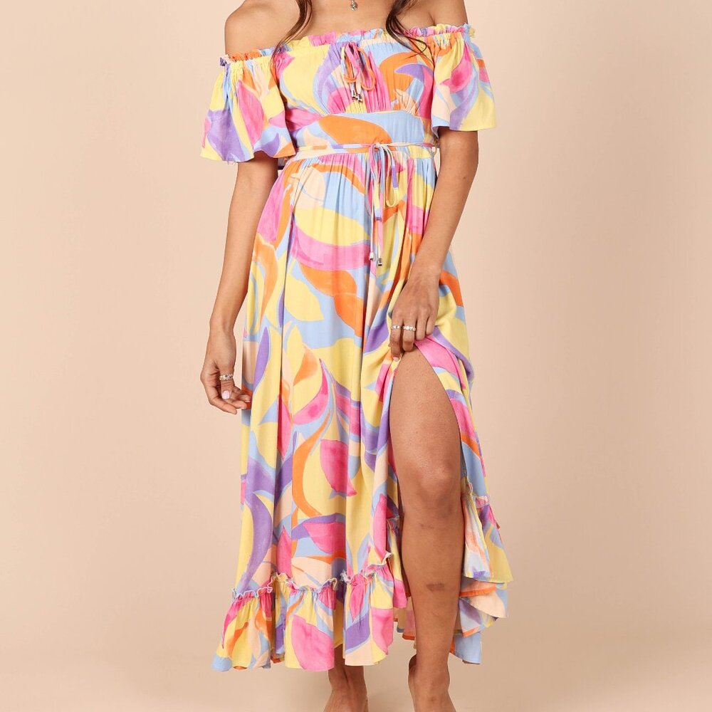 Luis Off Shoulder Maxi Dress